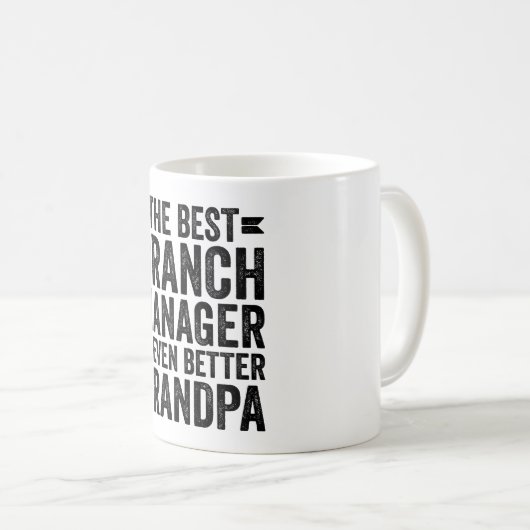 Der beste Branchenmanager und noch besser Großvate Kaffeetasse (VorderseiteRechts)