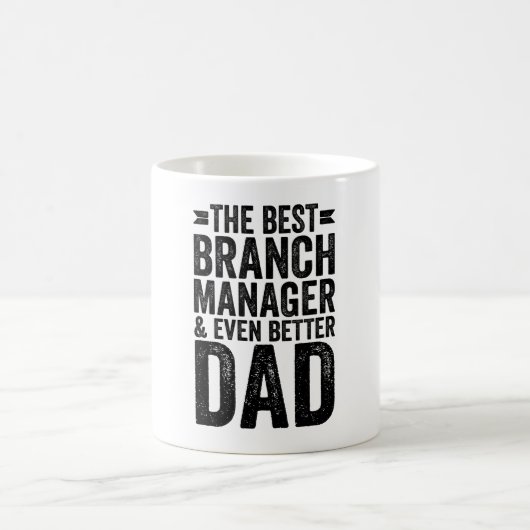 Der beste Branchenmanager und noch besser Vater Kaffeetasse (Mittel)