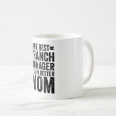 Der beste Branchmanager und noch bessere Mama Kaffeetasse (VorderseiteRechts)