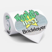 Der beste Bricklayer der Welt Krawatte (Gerollt)