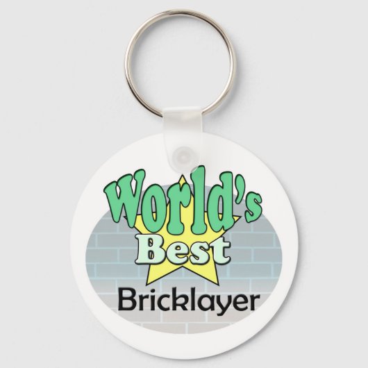Der beste Bricklayer der Welt Schlüsselanhänger (Vorderseite)