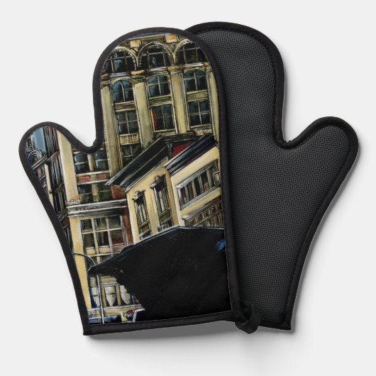 Der beste Broadway Ofenhandschuh (Vorderseite/Rückseite)