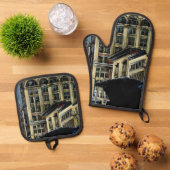 Der beste Broadway Ofenhandschuh & Topflappen-Set (Oben Unten)