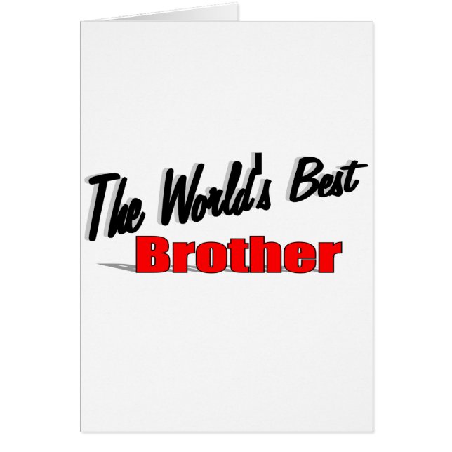 Der beste Bruder der Welt (Vorne)