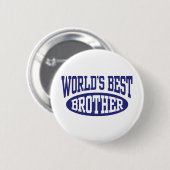 Der beste Bruder der Welt Button (Vorne & Hinten)
