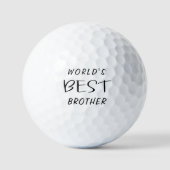 Der beste Bruder der Welt Golfball (Vorderseite)