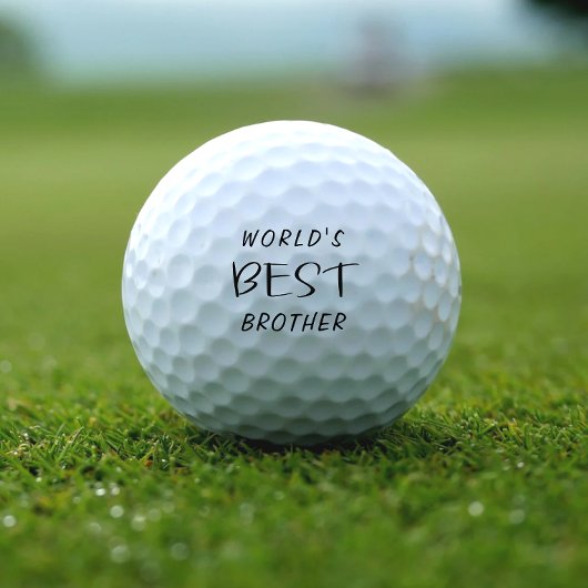 Der beste Bruder der Welt Golfball