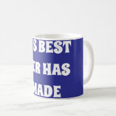 Der beste Bruder der Welt hat je Kaffeetasse (VorderseiteRechts)