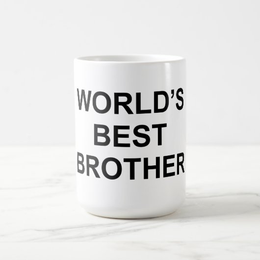 Der beste Bruder der Welt Kaffeetasse (Mittel)
