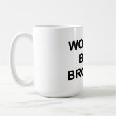 Der beste Bruder der Welt Kaffeetasse (Links)