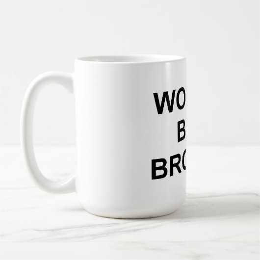 Der beste Bruder der Welt Kaffeetasse (Links)