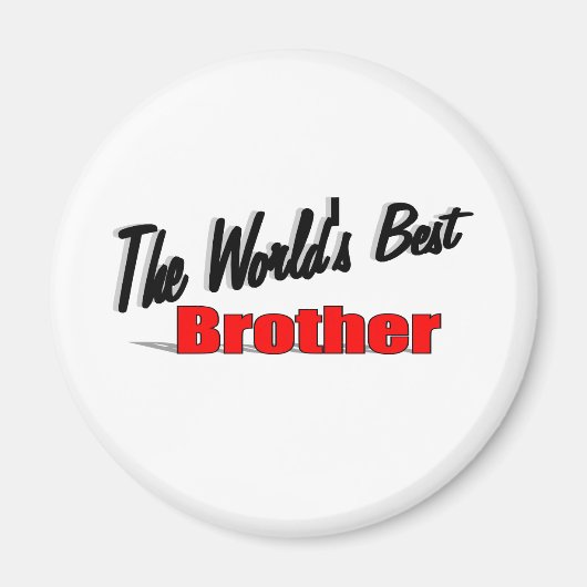 Der beste Bruder der Welt Magnet (Vorne)