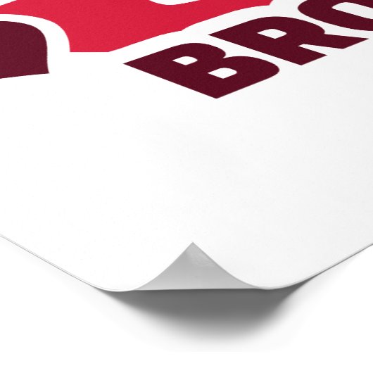 Der beste Bruder der Welt Poster (Ecke)