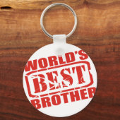 Der beste Bruder der Welt Schlüsselanhänger (Vorderseite)