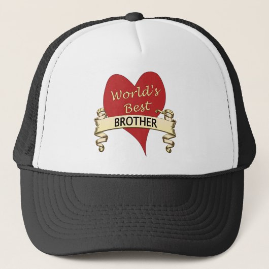 Der beste Bruder der Welt Truckerkappe (Vorderseite)