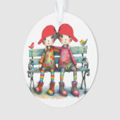 Der beste Bruder / Freund / Relativ Ornament (Vorderseite)