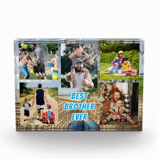 Der beste Bruder im Leben Fotoblock (Vorderseite)