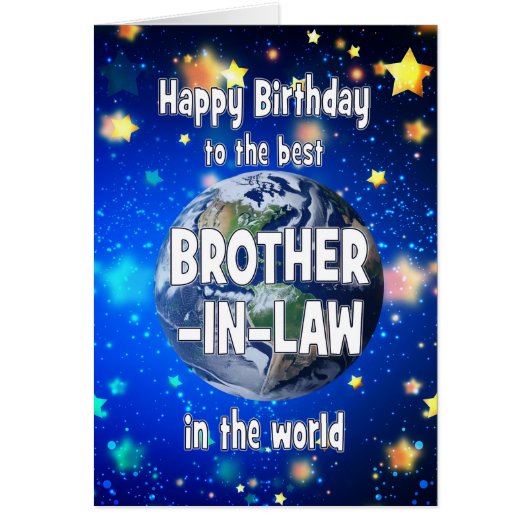 Der beste Bruder im Recht der Welt zum Geburtstag (Vorne)