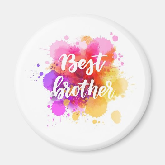 Der beste Bruder je Magnet (Vorne)