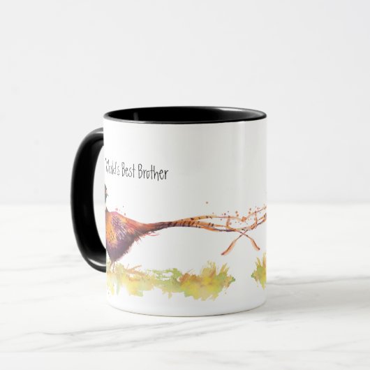 Der beste Bruderring Necked Pheasant Bird der Welt Tasse (Vorderseite Links)