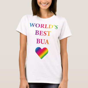 DER BESTE BUA RAINBOW HERZ T - Shirt DER WELT 