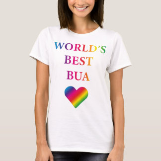 DER BESTE BUA RAINBOW HERZ T - Shirt DER WELT