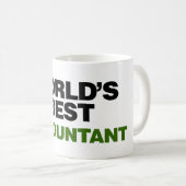 Der beste Buchhalter der Welt Kaffeetasse (VorderseiteRechts)