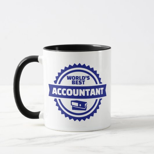 Der beste Buchhalter der Welt Tasse (Links)