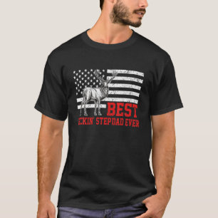 Der beste Buckin' Step-Vater je Hirschjagd Vater's T-Shirt