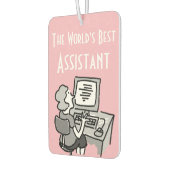 Der beste Büroassistent der Welt Autolufterfrischer (Links)