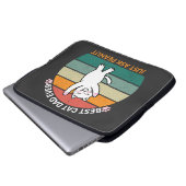 Der beste Cat Vater, der jemals Erdnuss Gefragt ha Laptopschutzhülle (Vorne Knopf)