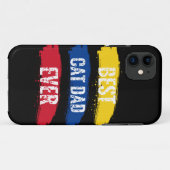 Der beste Cat-Vater der Welt Case-Mate iPhone Hülle (Rückseite (Horizontal))