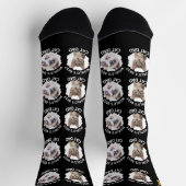 Der beste Cat Vater der Welt - Custom 3 Cat Fotos Socken (Oben)