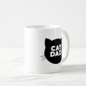 Der beste Cat-Vater der Welt Kaffeetasse (VorderseiteRechts)