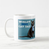 Der beste Cat-Vater der Welt Kaffeetasse (Links)