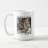 Der beste Cat-Vater der Welt mit dem Foto Ihrer Ka Kaffeetasse (Links)
