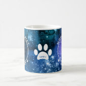 Der beste Cat-Vater der Welt, Paw Prints Foto Spac Kaffeetasse (Mittel)