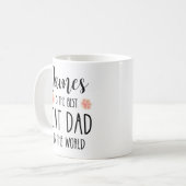 Der beste Cat-Vater der Welt | PERSONALISIERT | Kaffeetasse (Vorderseite Links)