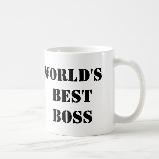 Der beste Chef der Büro-Welt Kaffeetasse (Rechts)