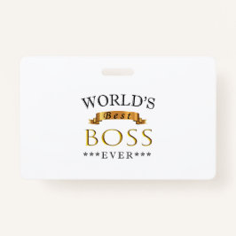 Der beste Chef der Welt Ausweis