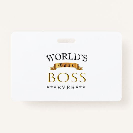 Der beste Chef der Welt Ausweis (Vorderseite)