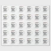 Der beste Chef der Welt Geschenkpapier (Flach)