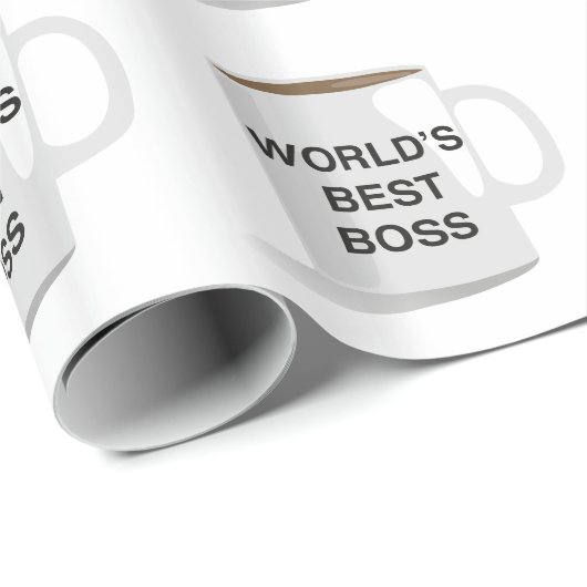 Der beste Chef der Welt Geschenkpapier (Rolleneckpunkt)
