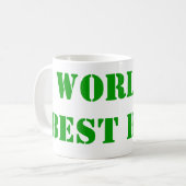 DER BESTE CHEF DER WELT KAFFEETASSE (Vorderseite Links)