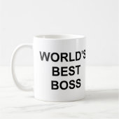 Der beste Chef der Welt Kaffeetasse (Links)
