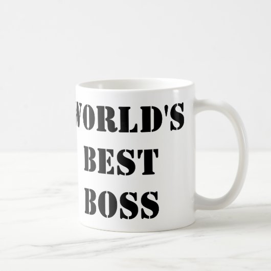 Der beste Chef der Welt Kaffeetasse (Rechts)
