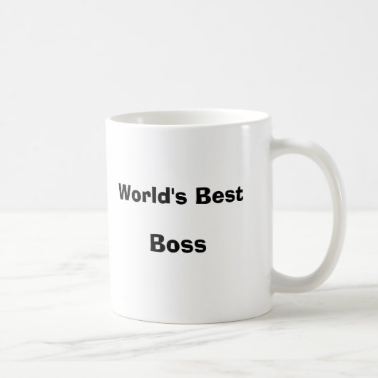 Der beste Chef der Welt Kaffeetasse (Rechts)