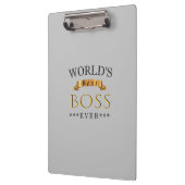 Der beste Chef der Welt Klemmbrett (Links)