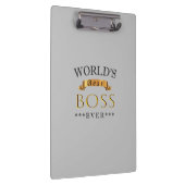 Der beste Chef der Welt Klemmbrett (Rechts)