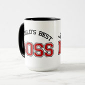 DER BESTE CHEF DER WELT TASSE (Vorderseite Links)